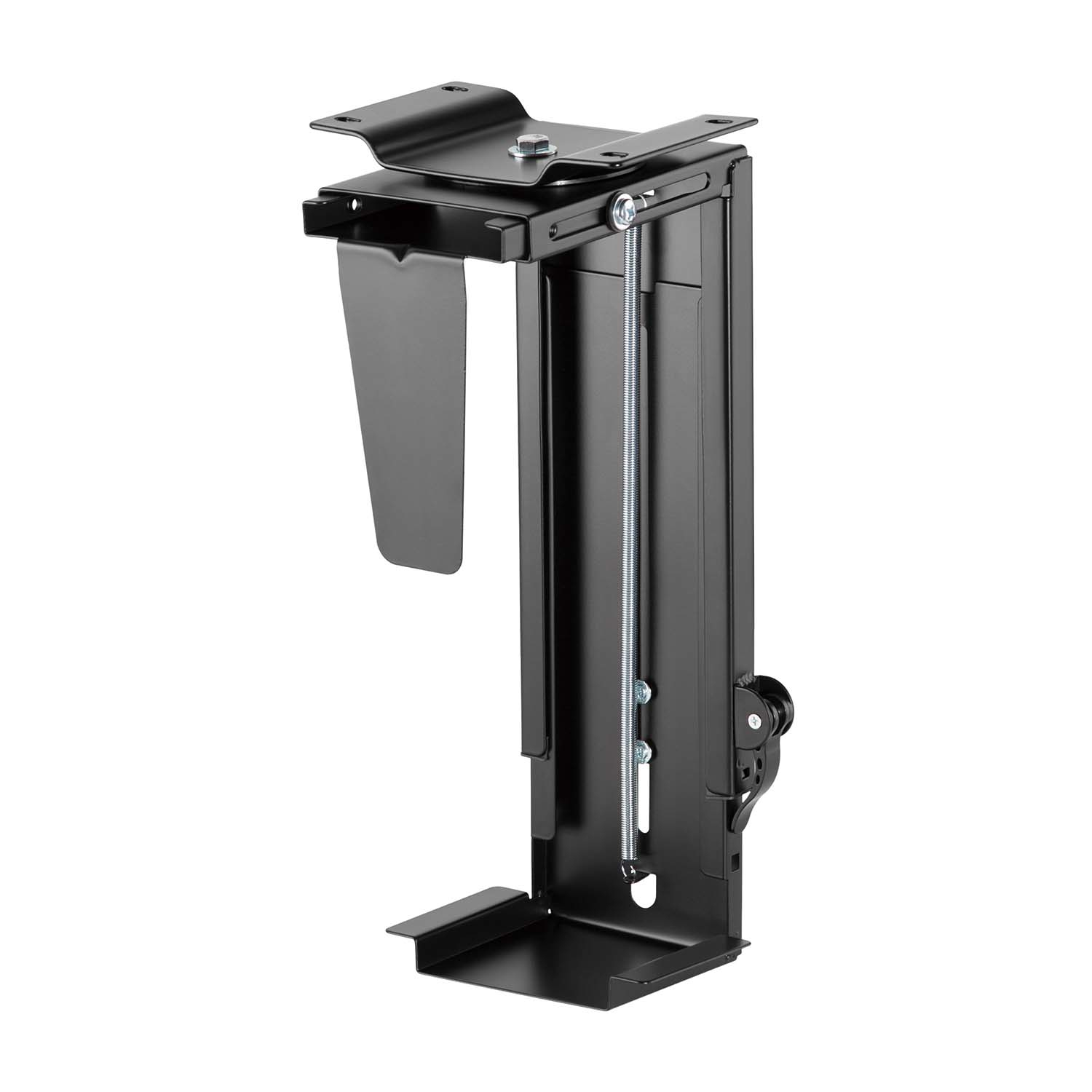 Aisens Support CPU pivotant et personnalisable en hauteur sous le bureau avec verrouillage facile