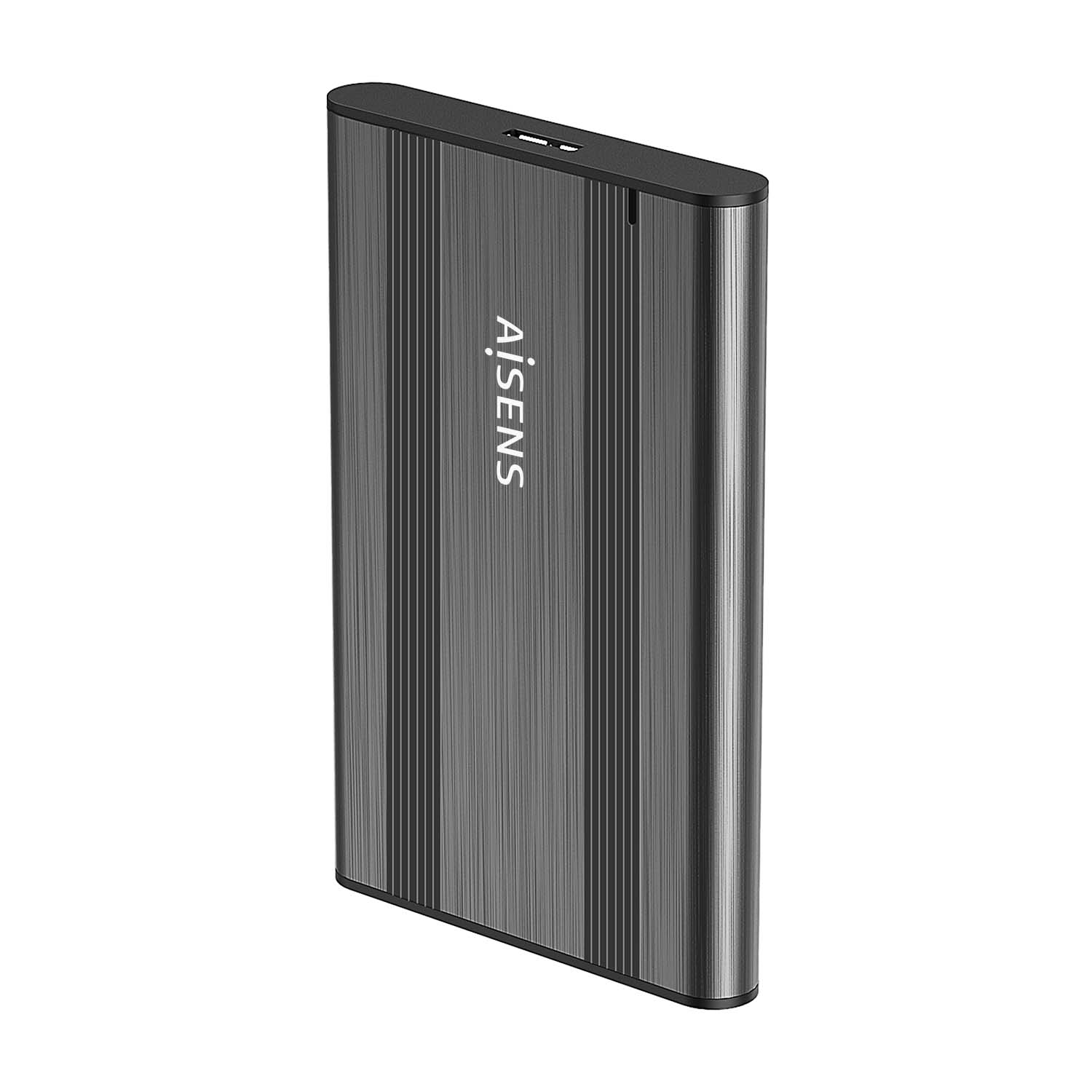 Aisens Boîtier externe 2,5″ AISENS ASE-2526GR Gris Aluminium USB 3.1 SATA Installation sans vis