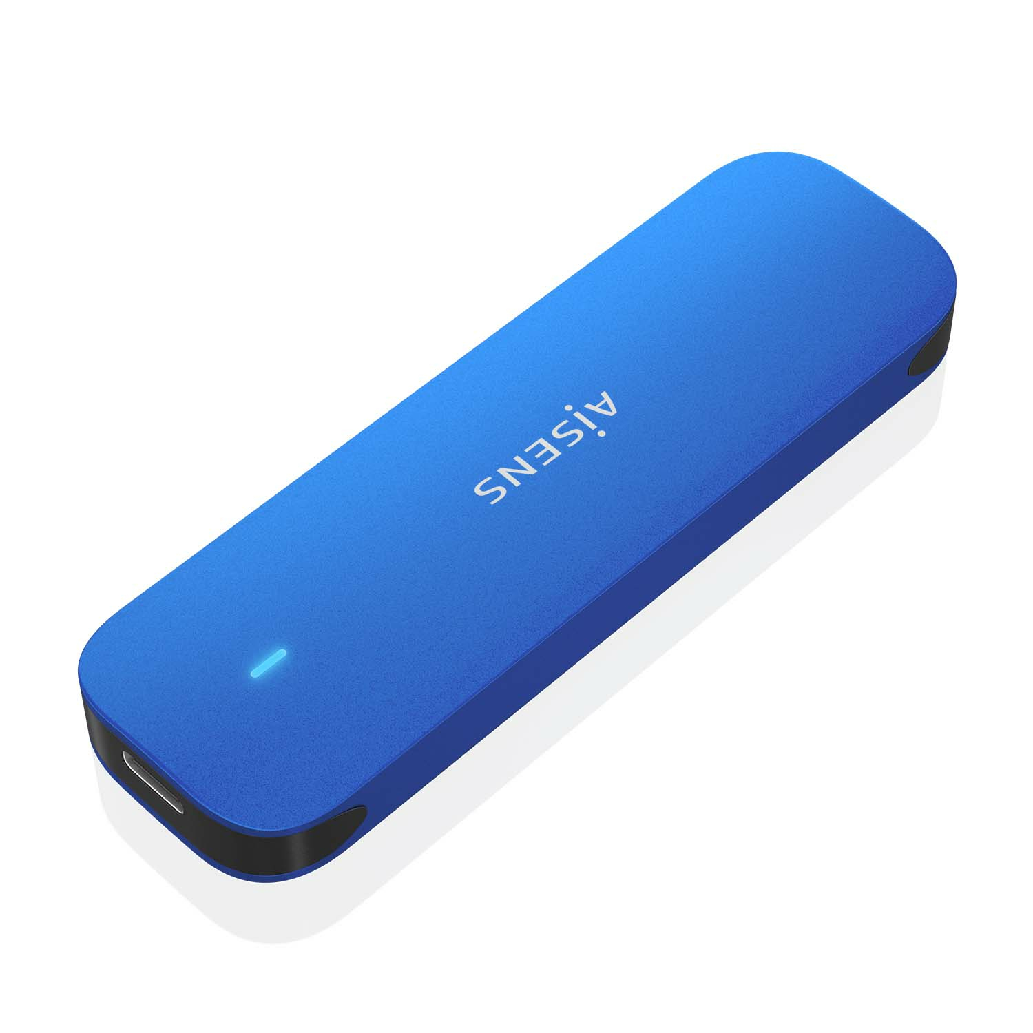 Aisens Boîtier Externe SSD M.2 AISENS ASM2-026BLU USB 3.2 Aluminium Bleu avec LED