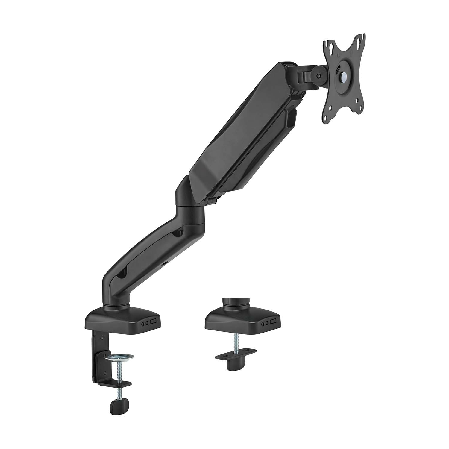 Aisens AISENS Pro Support de table pivotant et inclinable à contrepoids pour moniteur/TV 9 kg (3 pivots, 1 bras) de 17 à 32, noir