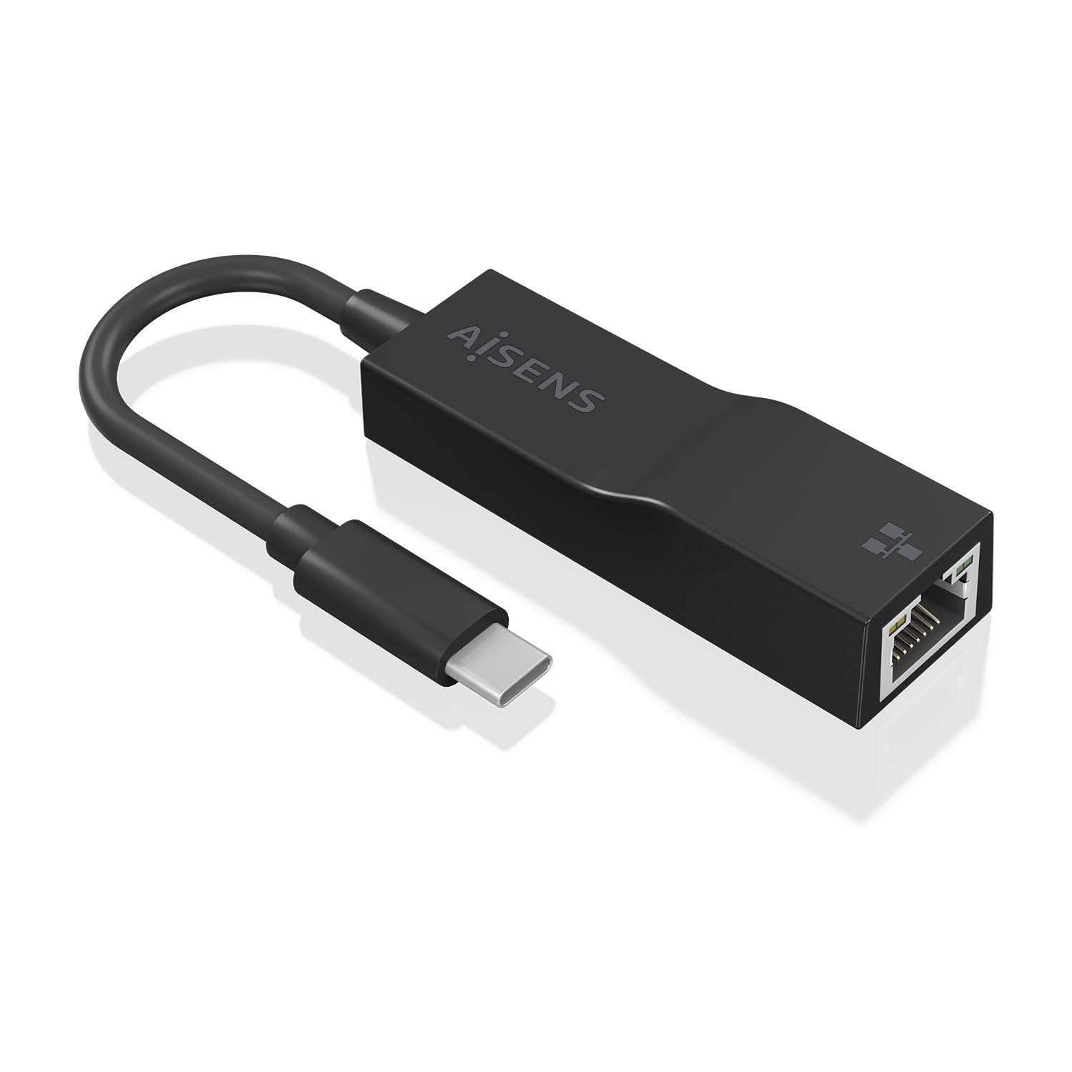 Aisens Convertisseur AISENS USB 3.1 Gen1 USB-C vers Gigabit Ethernet 1000 Mbps 11 cm Noir