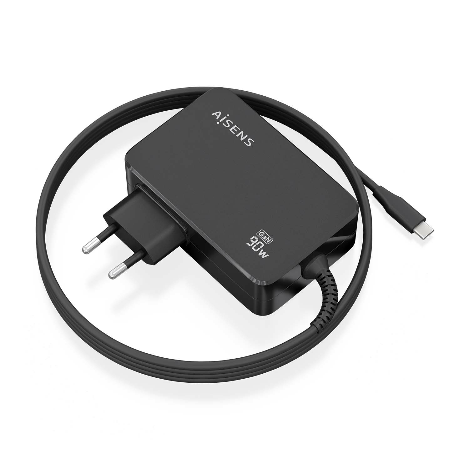 Aisens Asch-1pd90wl034-bk Chargeur universel pour appareils mobiles Noir Intérieur AC