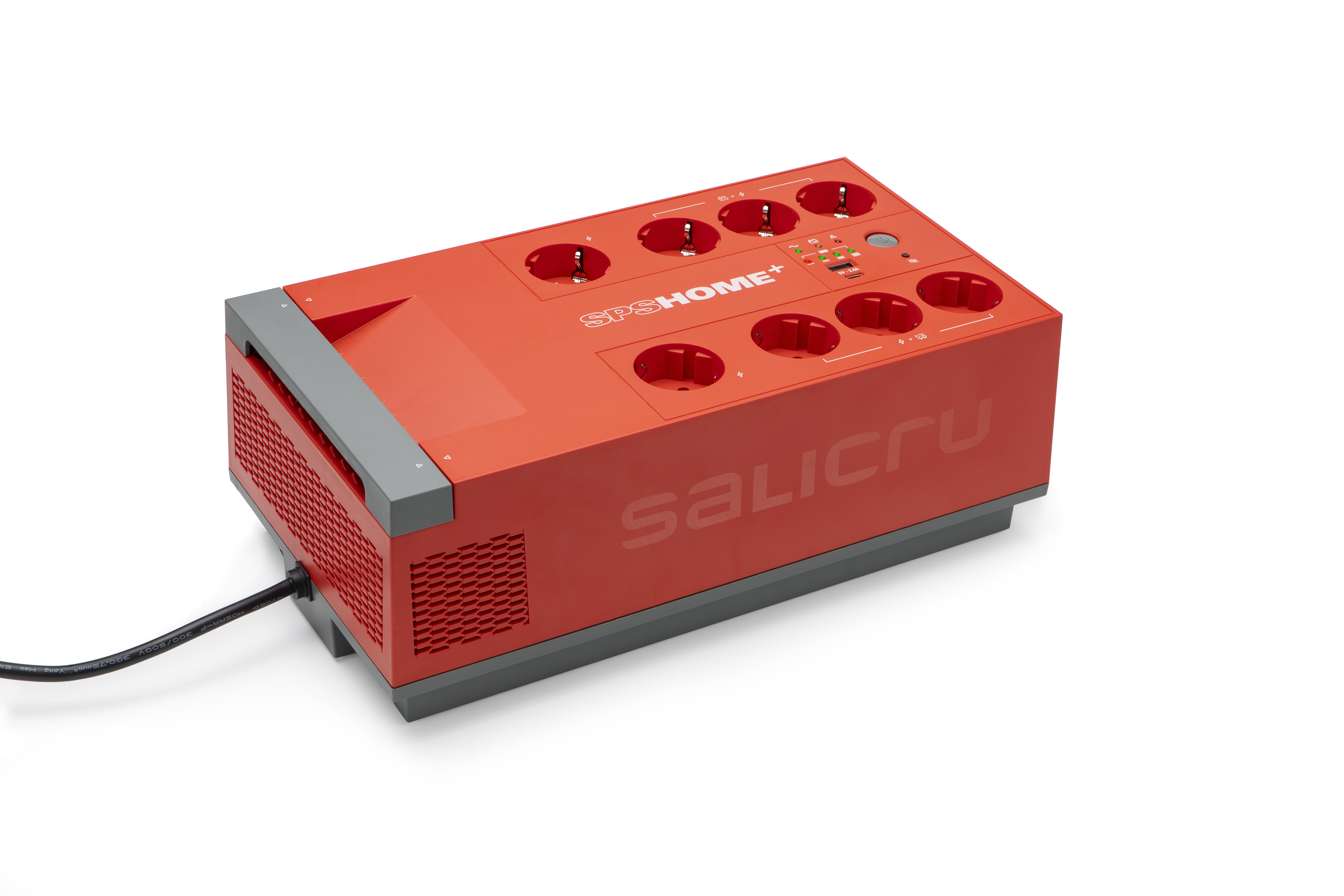 Salicru Onduleur SPS 850 HOME+ Line-interactive, 850VA, 8 prises Schuko/FR, USB,