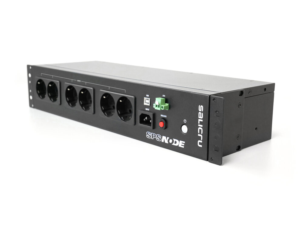 Salicru Salicru Onduleur SPS NODE Onduleur Off-line de 900 VA au format rack 19'' 8 sort