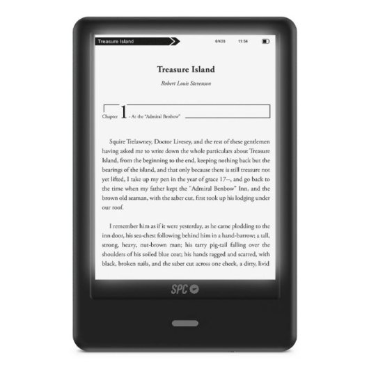 Spc Dickens Light 2 Pro Liseuse Écran tactile 8 Go Noir