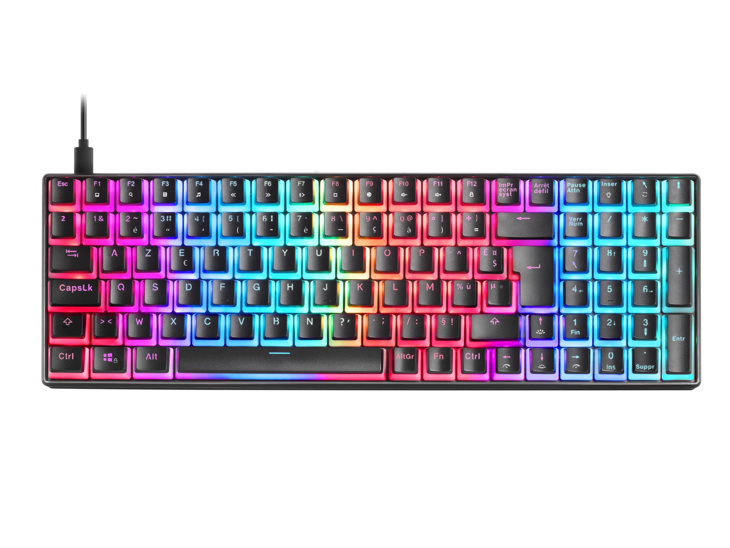 MARS GAMING Clavier Gamer mécanique MKUltra RGB (Noir)