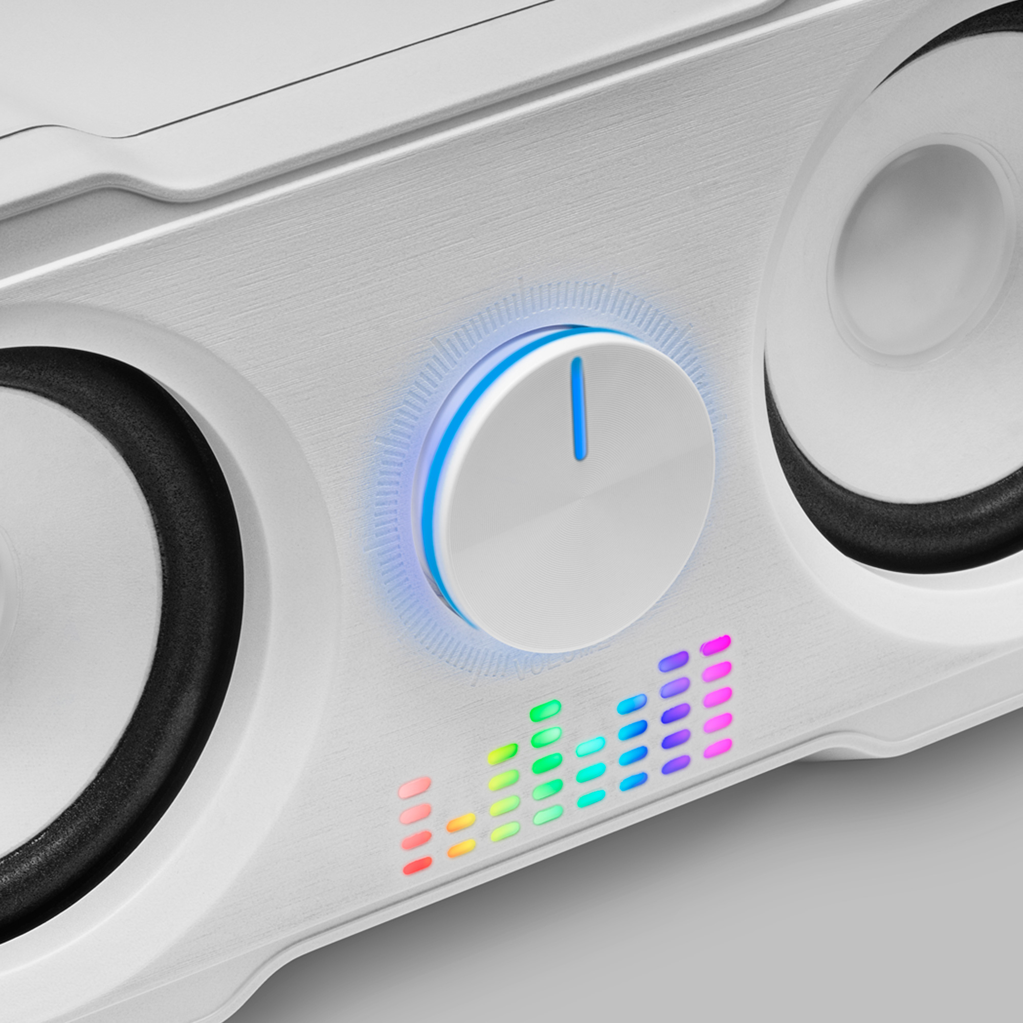 MARS GAMING Enceintes MS22 (Blanc)