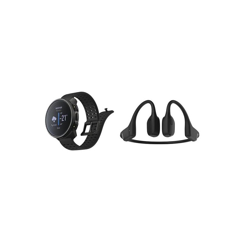 Suunto montre sport pack vertical all noir + casque sonic