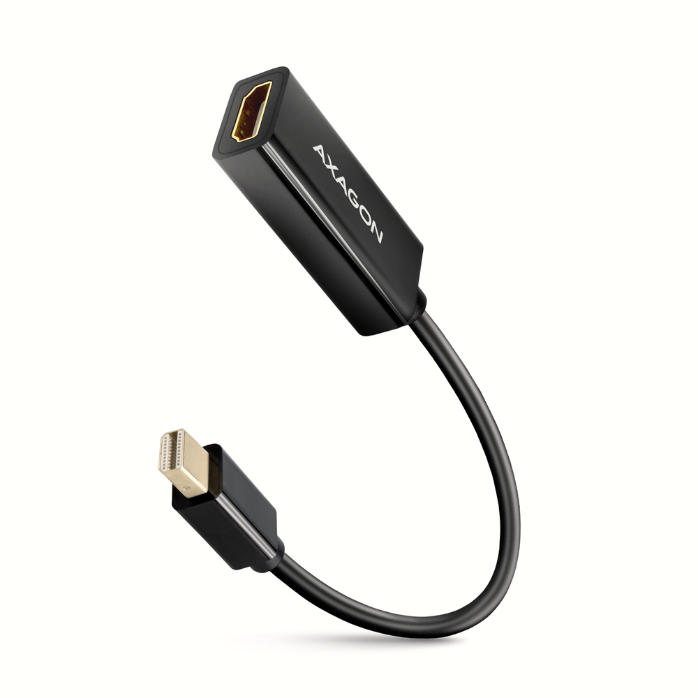 AXAGON RVDM-HI14N Mini-DisplayPort à HDMI Adapter, 4K/30 Hz, 15 cm lang