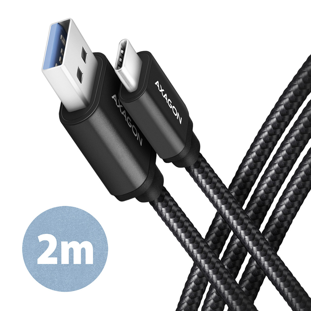 AXAGON BUCM3-AM20AB Kabel USB-C sur USB-A 3.2 Gen 1, noir