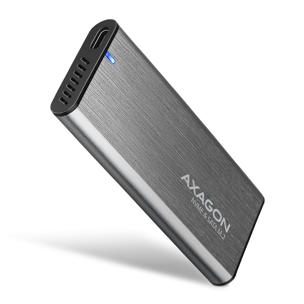 AXAGON EEM2-SG2 RAW BOX externes Boitier pour M.2 SSDs USB-C 3.2 Gen 2