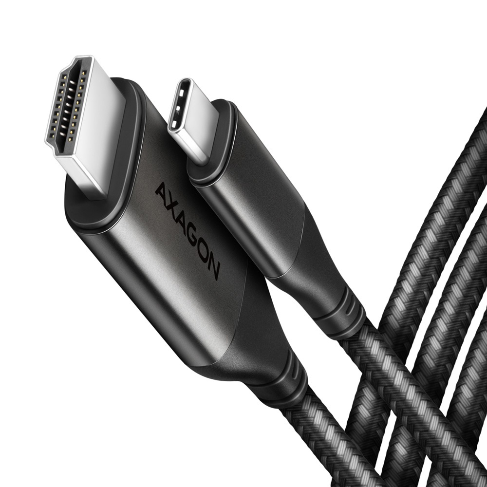 AXAGON RVC-HI2MC USB-C à HDMI 2.0 Adapter, 4K/60Hz, Aluminum