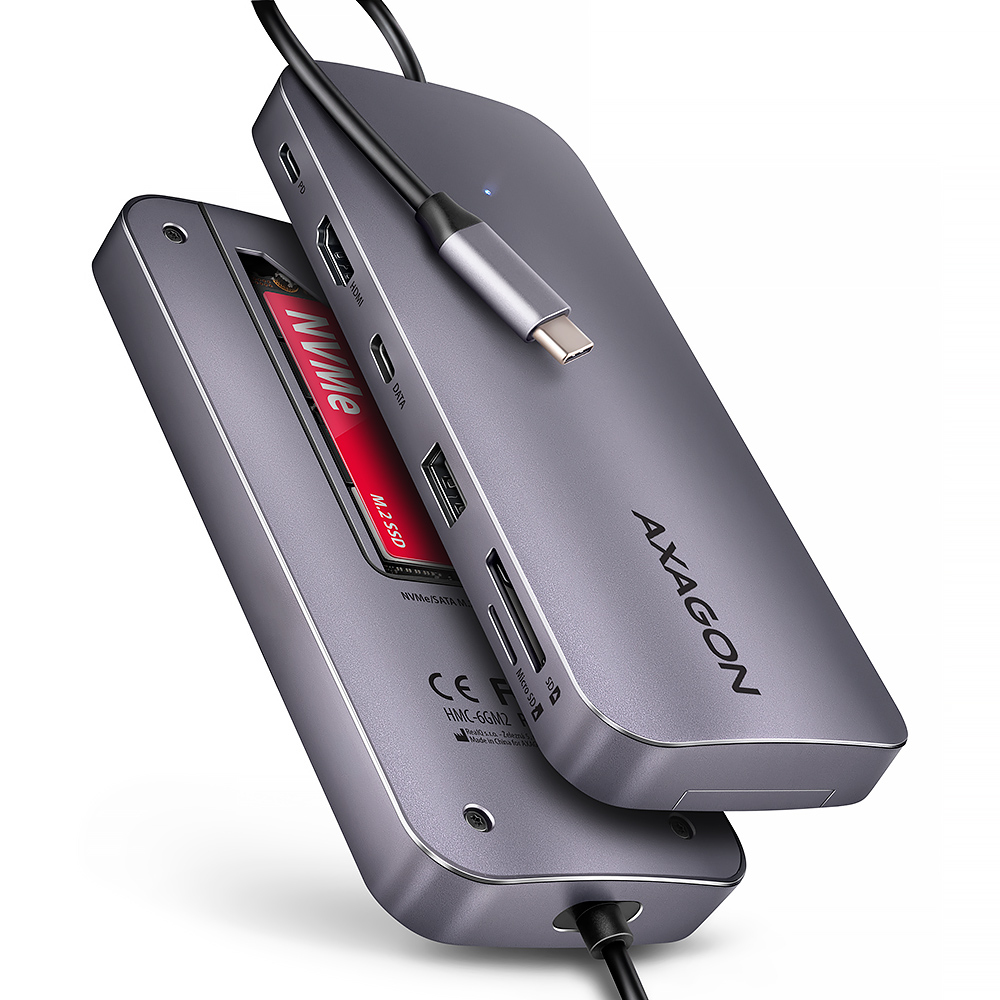 AXAGON HMC-6GM2 Multiport-Hub