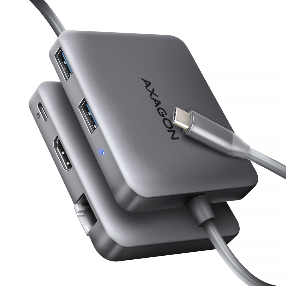 AXAGON HMC-5HL 2x USB-A, HDMI, LAN, USB 3.2 Gen 1 hub, PD 100W