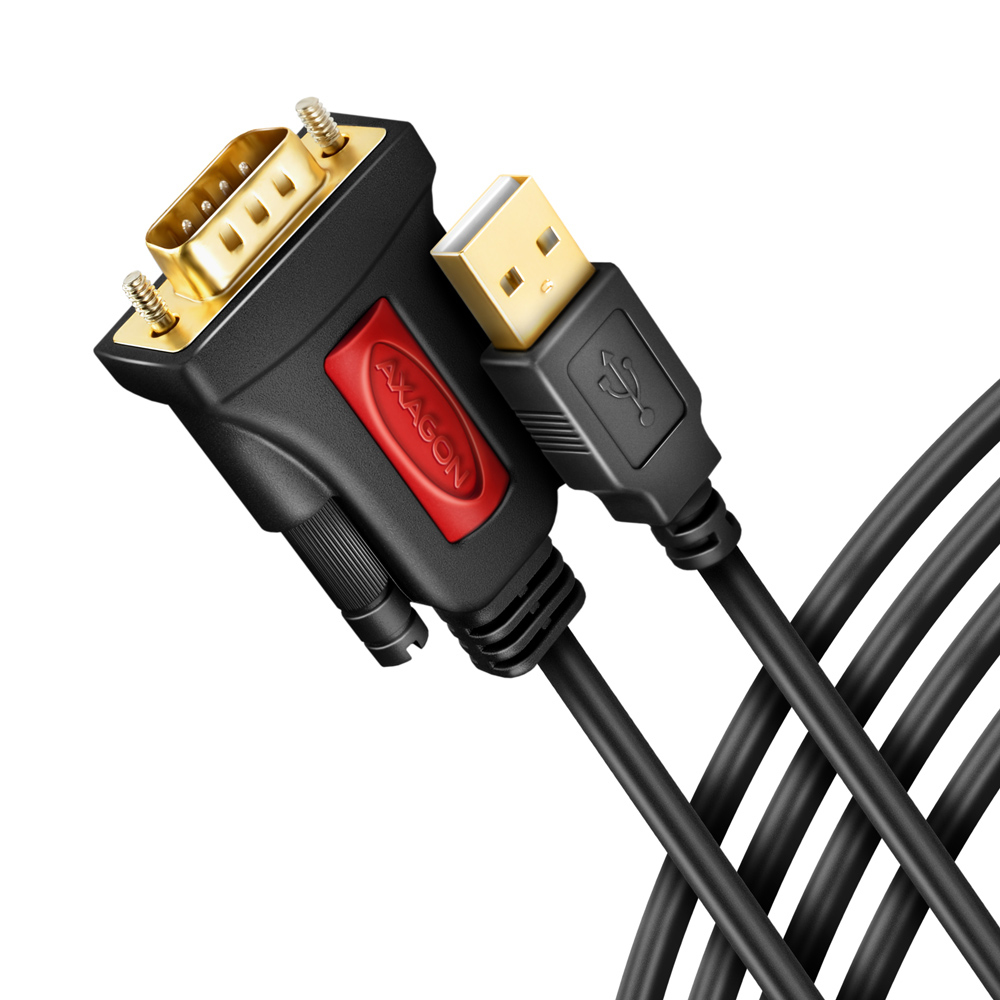 AXAGON ADS-1PSN Adapterkabel, RS-232 COM Port sur USB 2.0