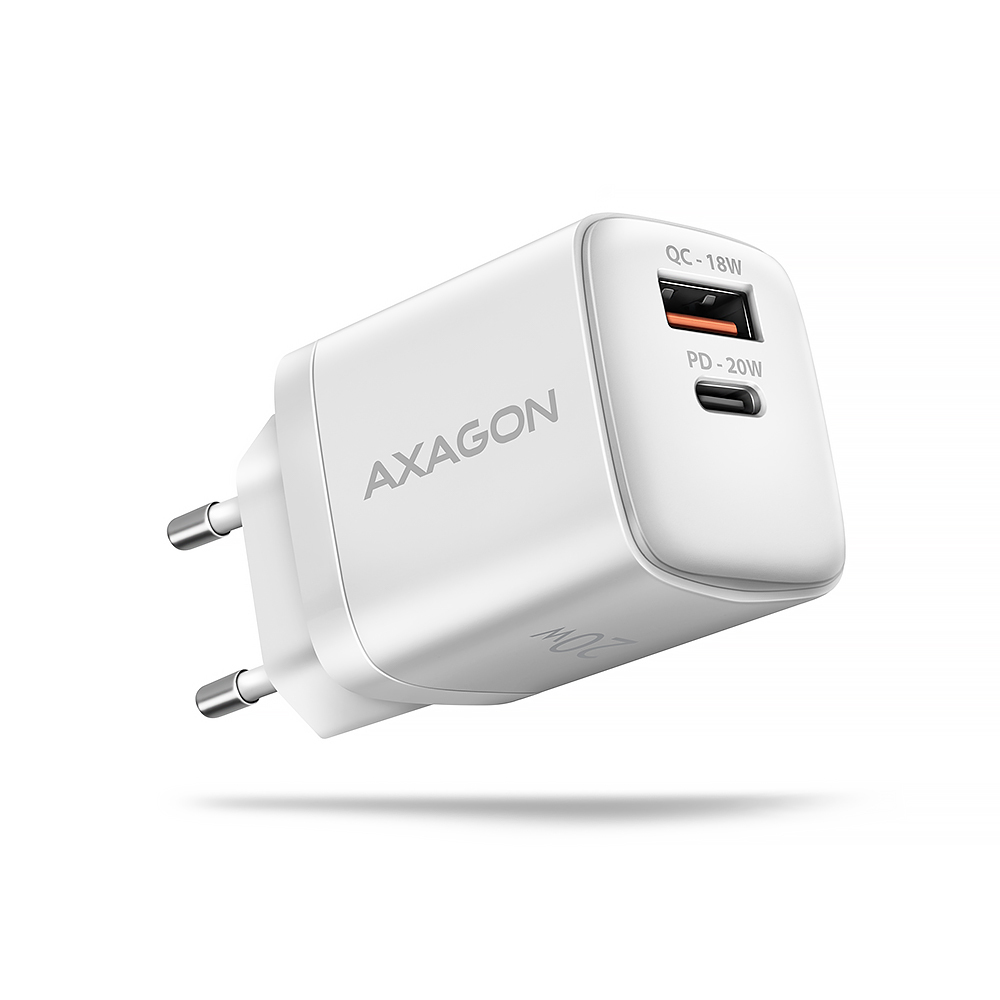 AXAGON ACU-PQ20W wall charger QC3.0/AFC/FCP + PD type-C, 20 W