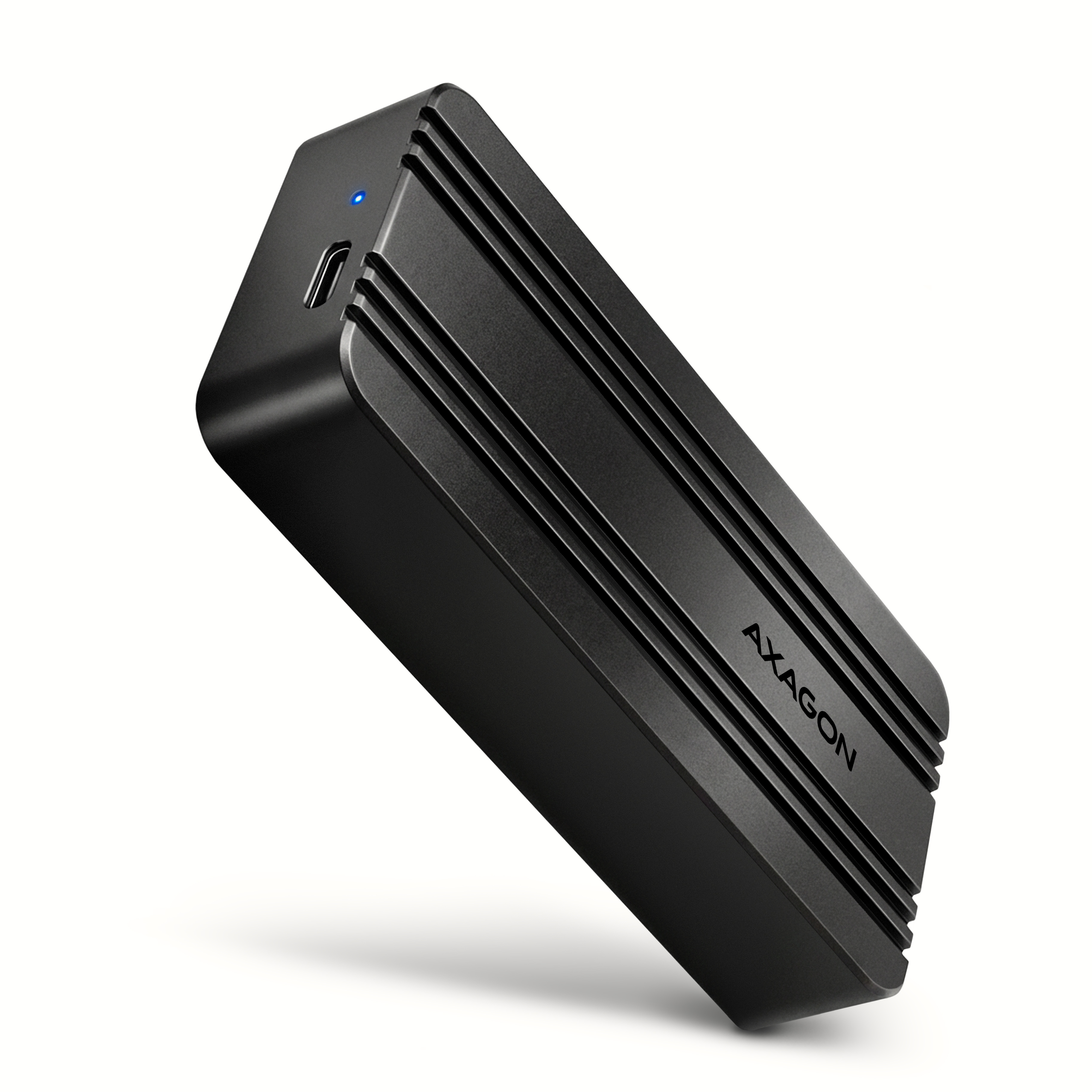AXAGON EEM2-40G M.2-Gehäuse, USB4, 40 Gbit/s, NVMe, Aluminium