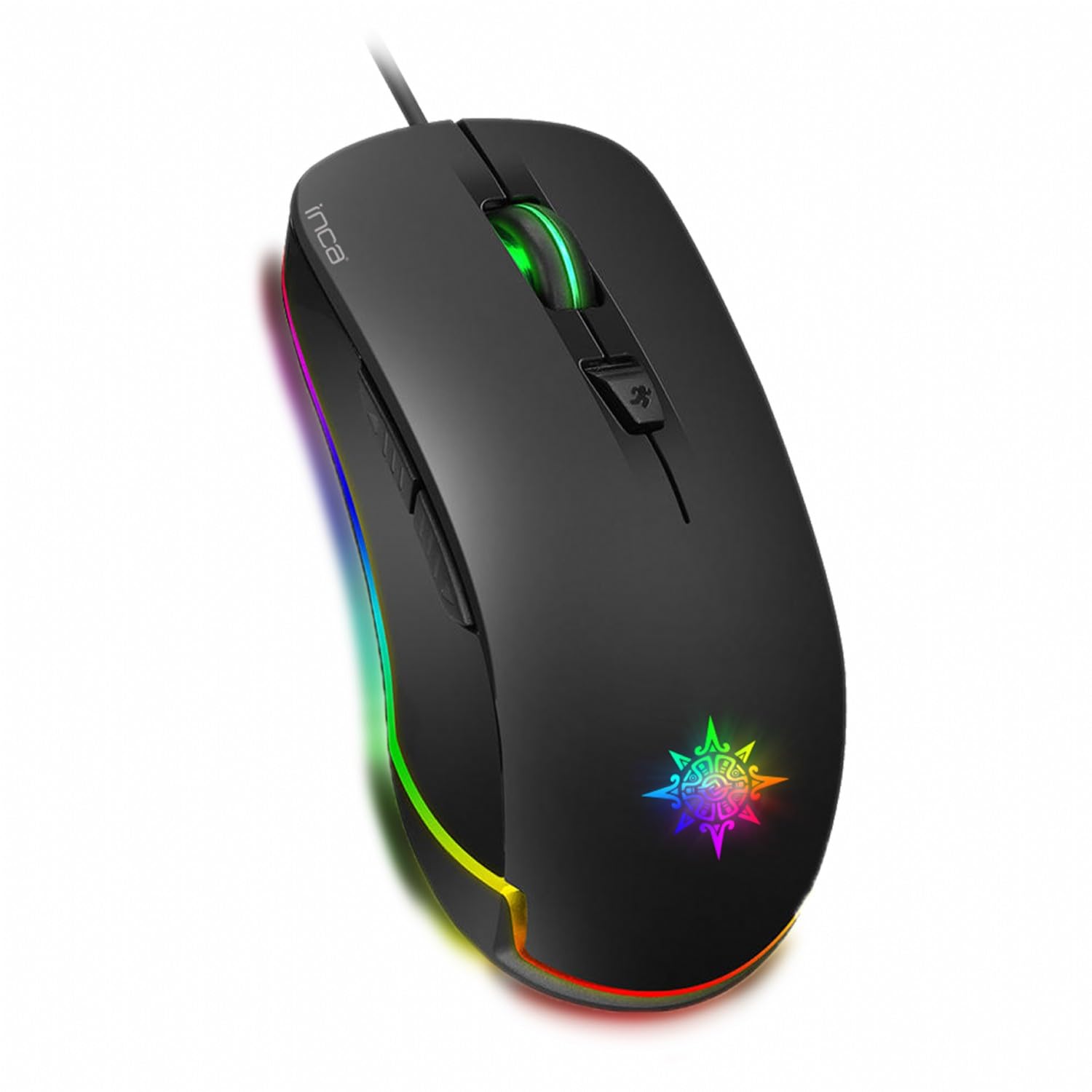 Inca Gaming Maus IMG-327 4800 DPI, RGB, 6 Tasten, USB, SW retail