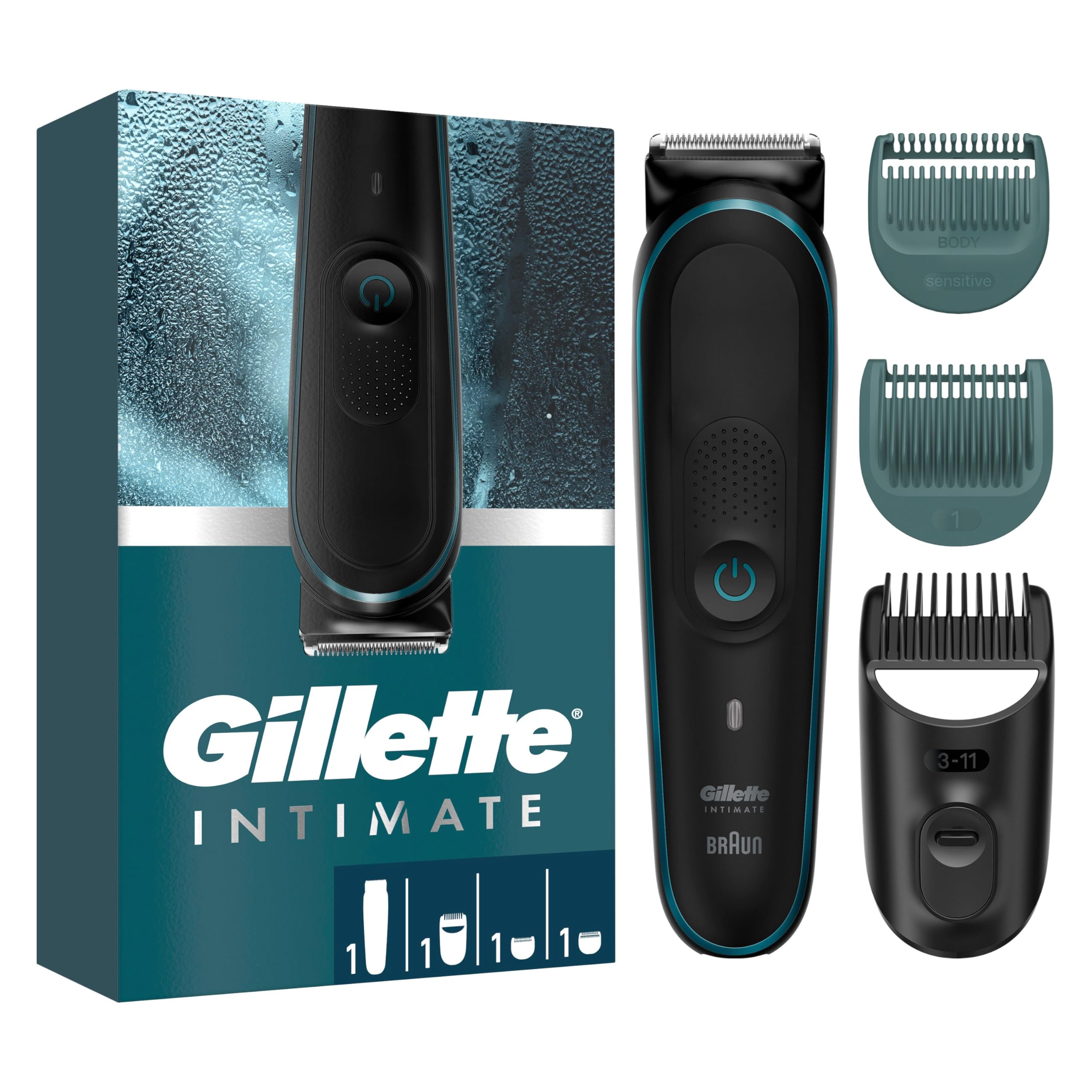 Braun INTIMATE Trimmer i5 (schwarz/blau)