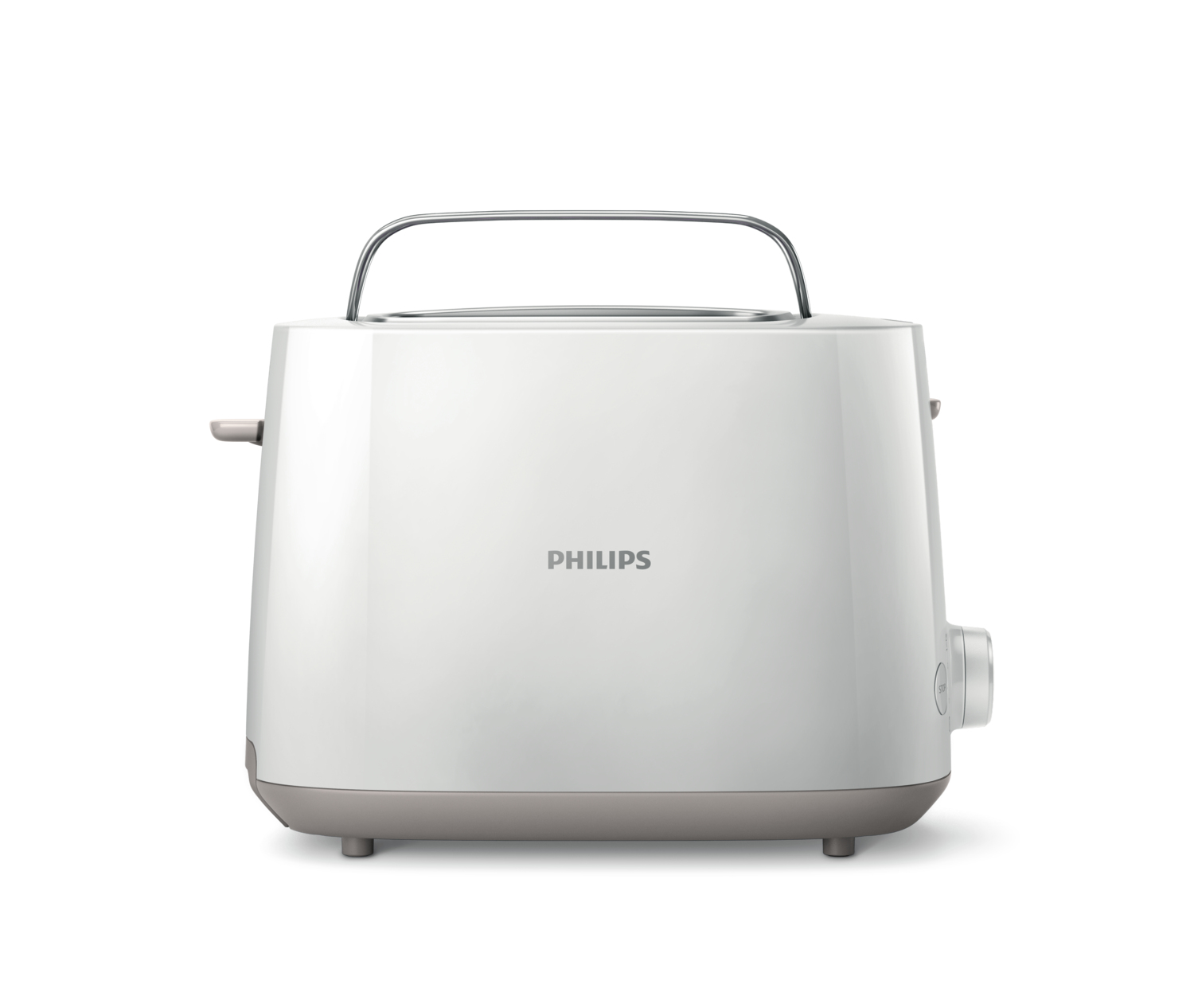 PHILIPS Toaster Plastic 2-slot bun warmer white