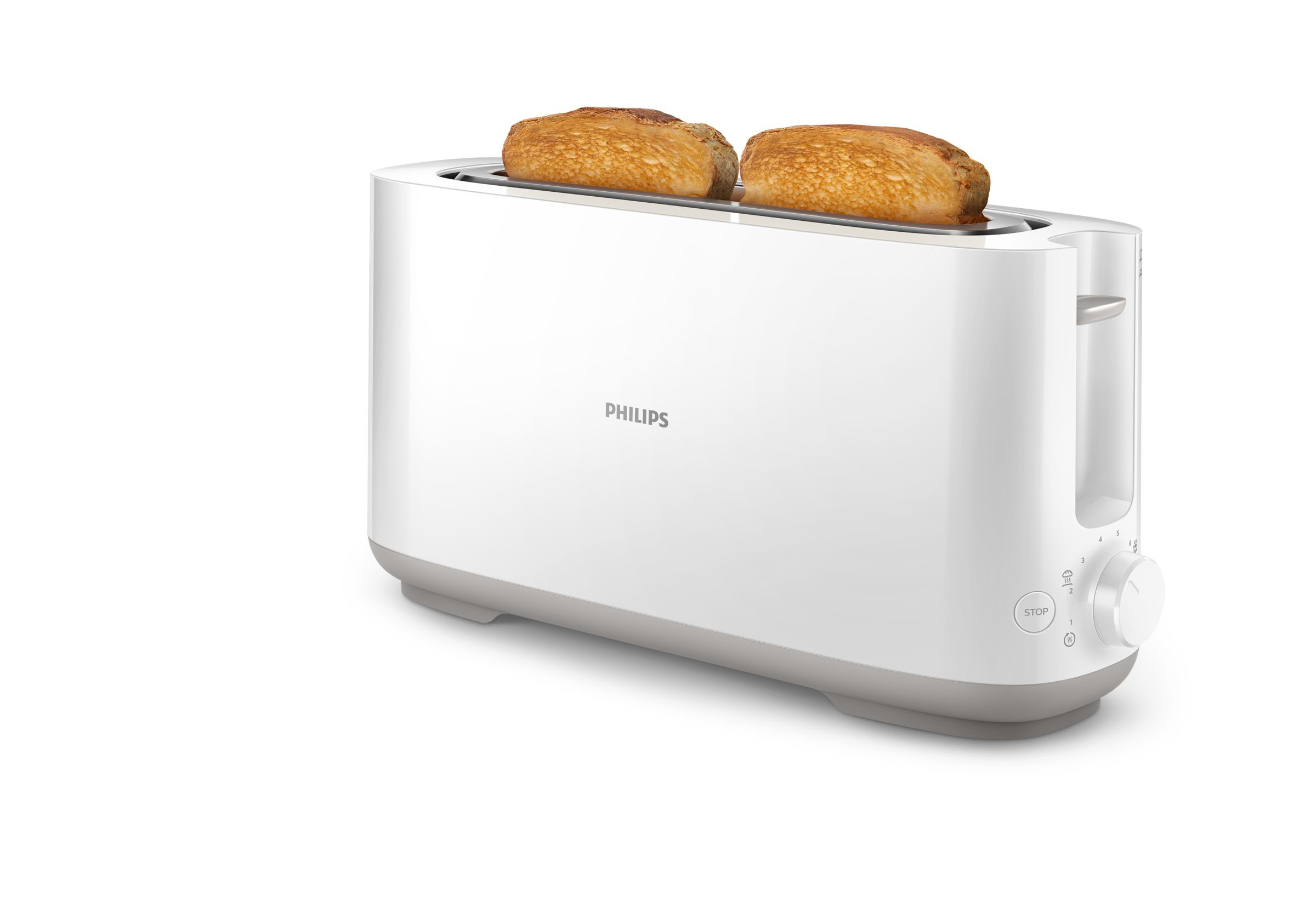 PHILIPS Grille-pain 1 fente Blanc