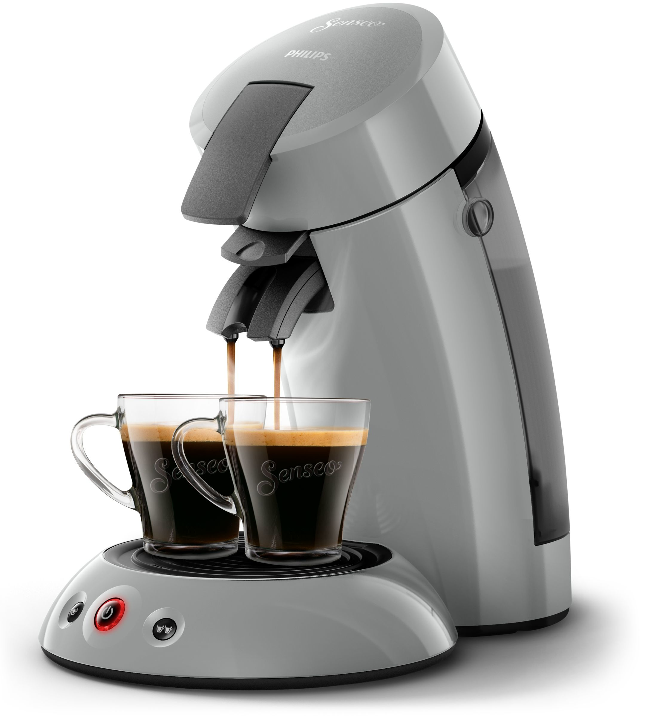 PHILIPS Coffee machine NewSenseo Original basicSilver Grey WE settings