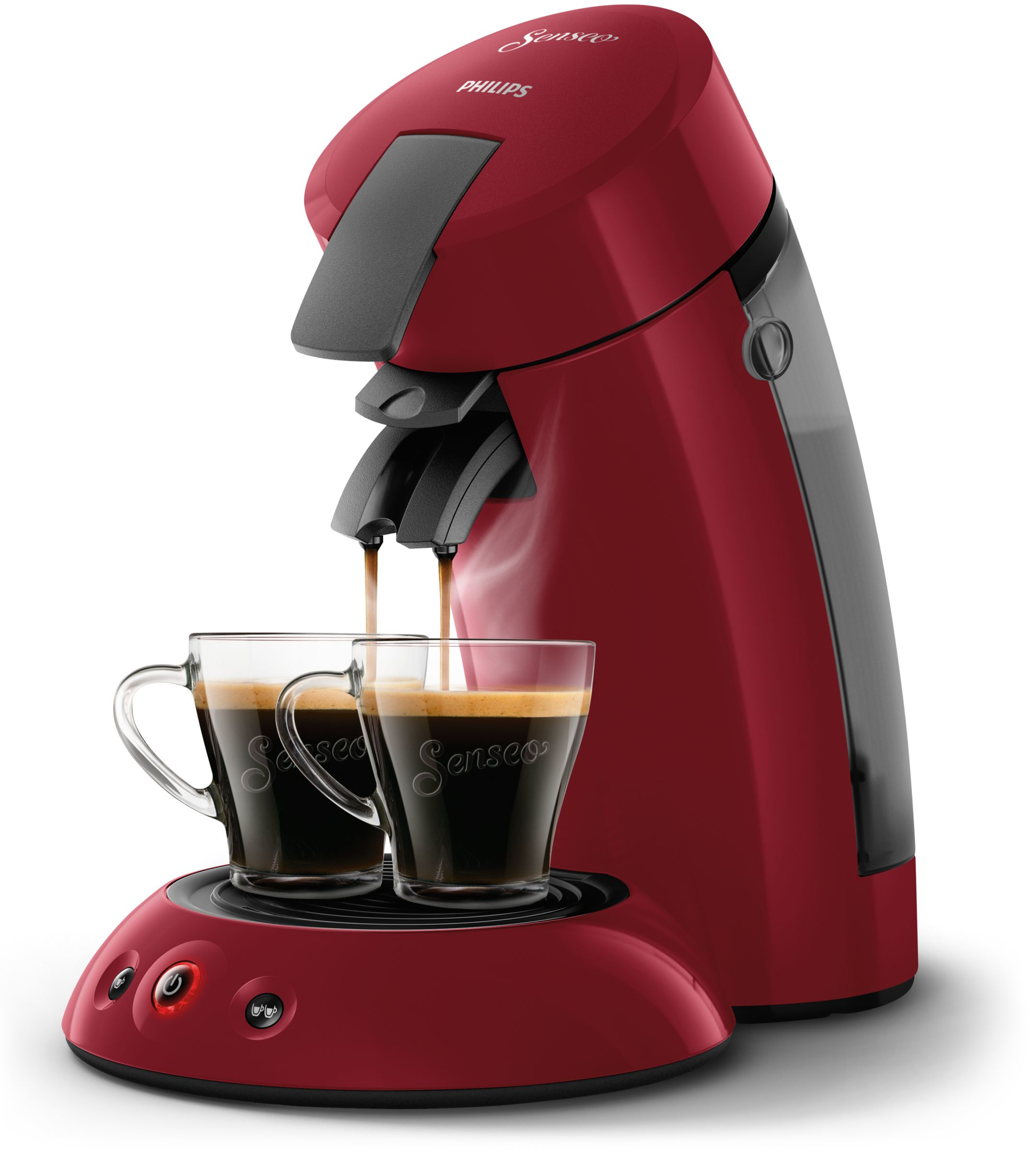 PHILIPS Coffee machine New Senseo Original basic Rio Red WE settings