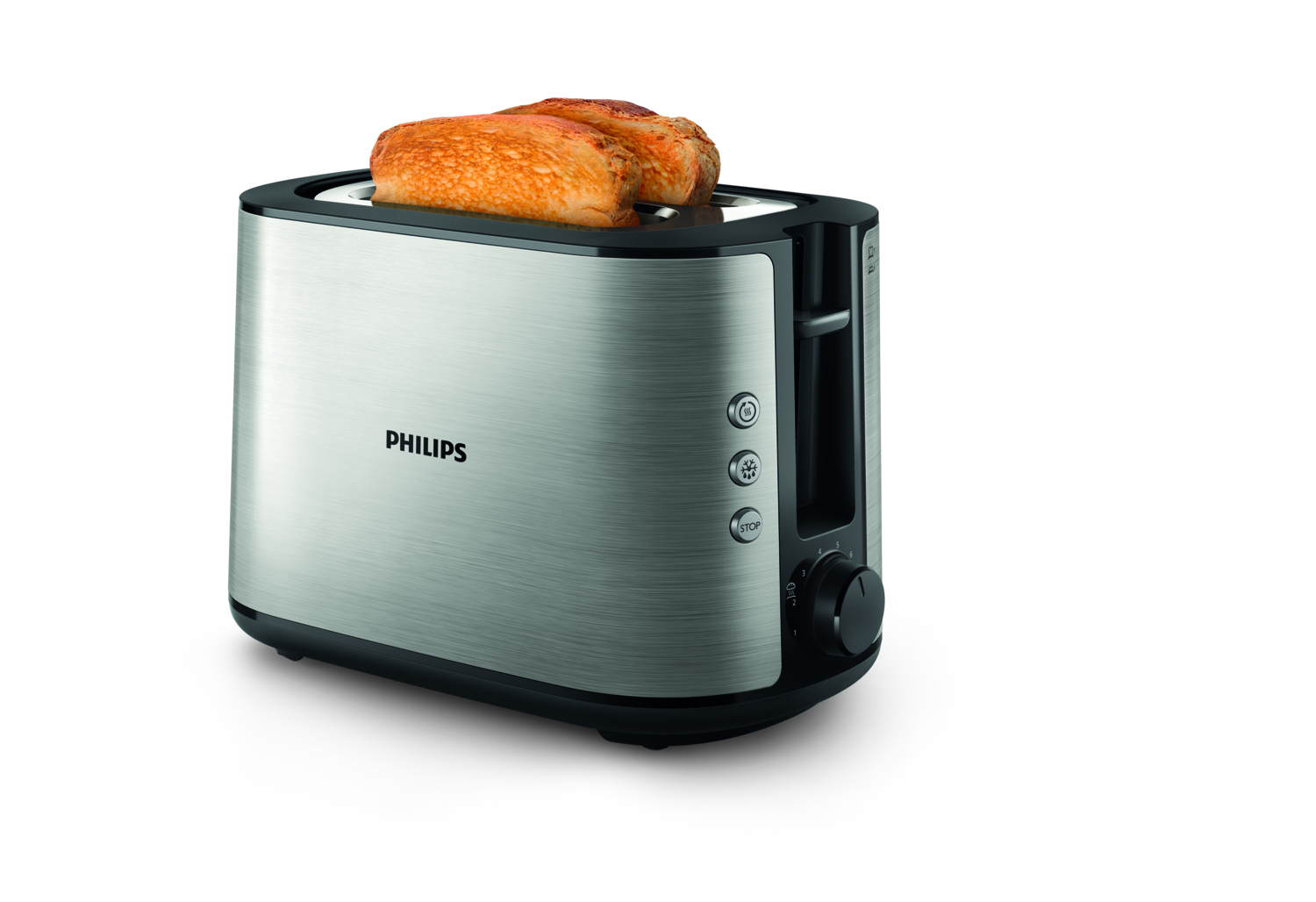 PHILIPS Toaster Basic Fuji toaster metal/black