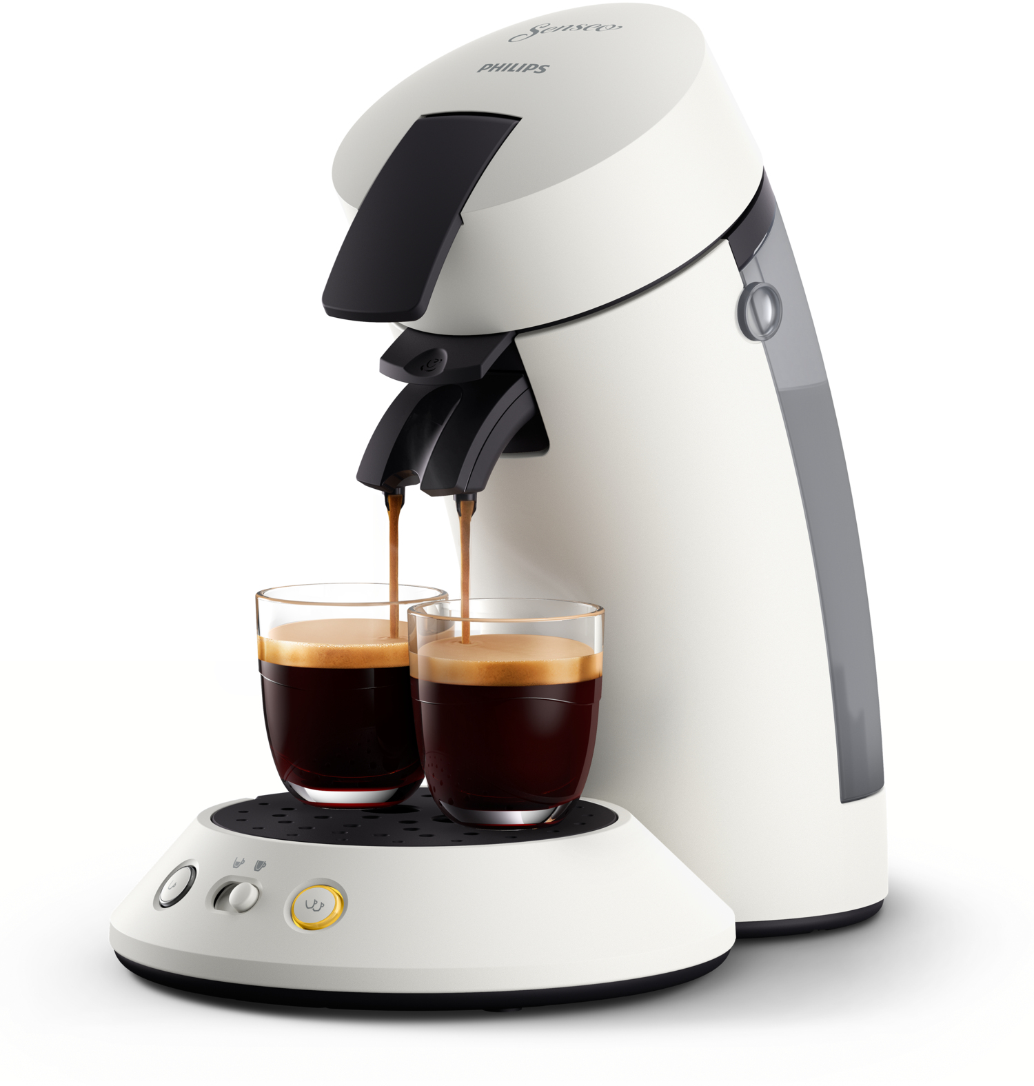 PHILIPS Coffee machine New Senseo Original PlusStart White