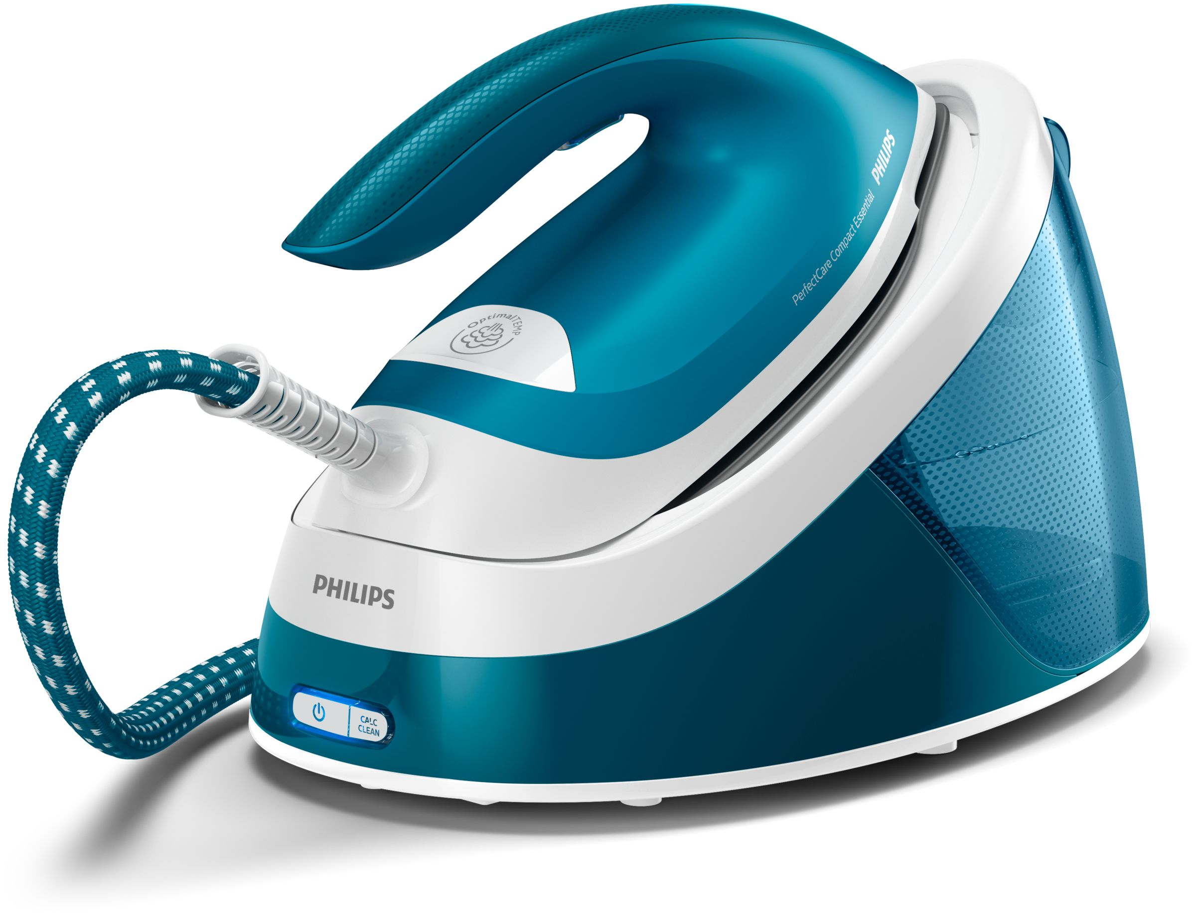 PHILIPS Steam Iron Steamglide soleplate 120g/min continuous steam rate 360g steam boost6bar pump pressure 1 3L fix water tank Blue color ASO