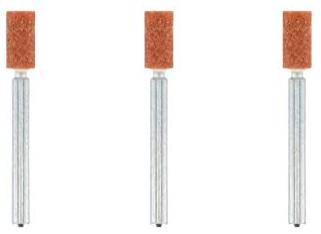 Dremel Meule à rectifier en oxyde d'aluminium 8153, 3 pièces