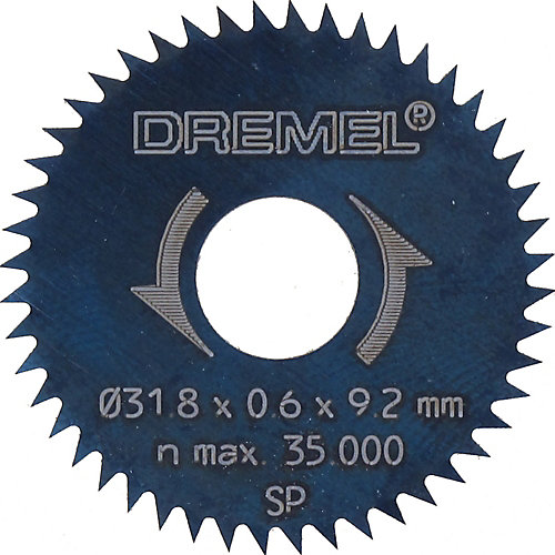 Dremel 2 lames de scie circulaire 31.8 mm