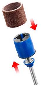 Dremel Mandrin et bande de ponçage SpeedClic