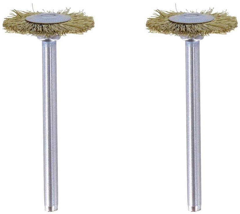 Dremel 2 brosses en laiton 19 mm