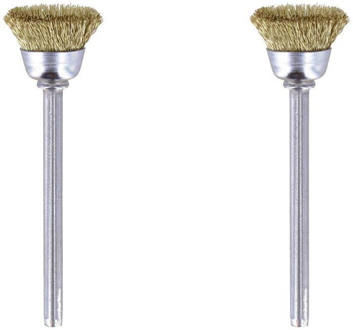Dremel 2 brosses en laiton 13 mm
