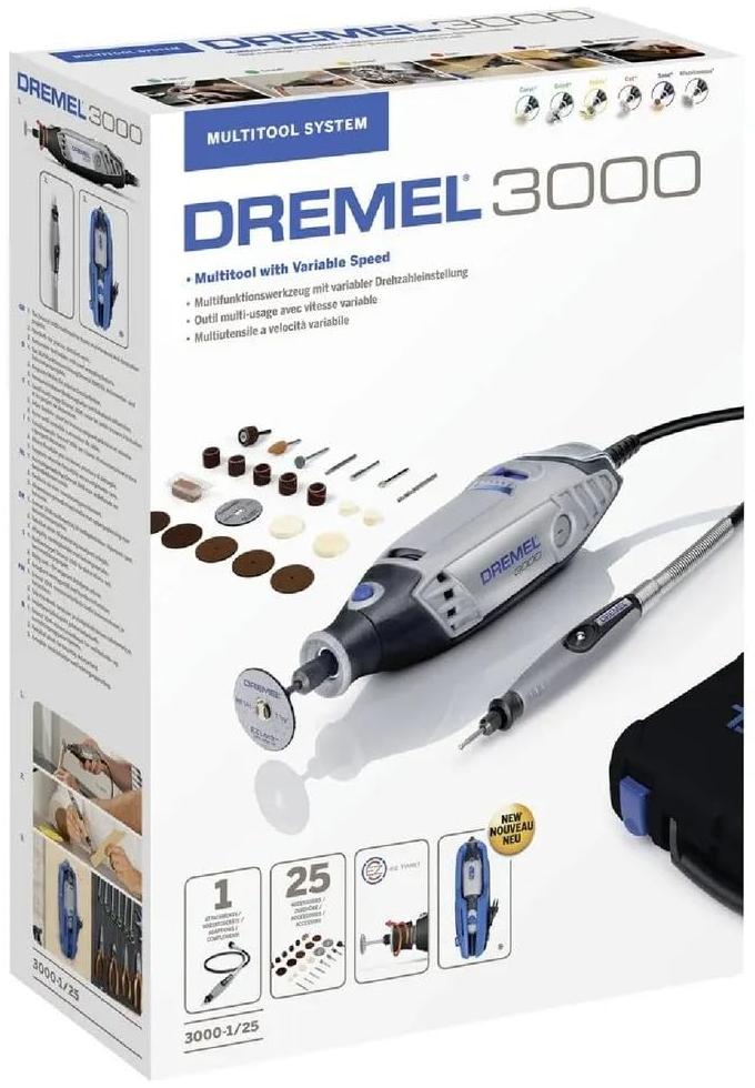 Dremel Mini outil 1300W 3000JP + arbre flexible