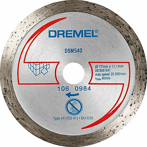 Dremel Disque à tronçonner diamanté pour faïence DSM20 (DSM540)
