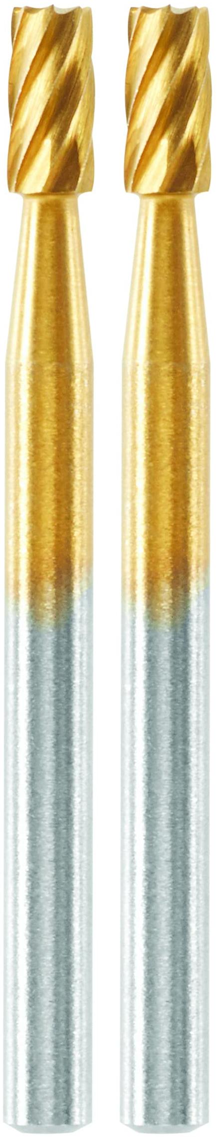 Dremel Fraise à graver acier rapide revêtu de nitrure de titane Max 194, 2 pièces