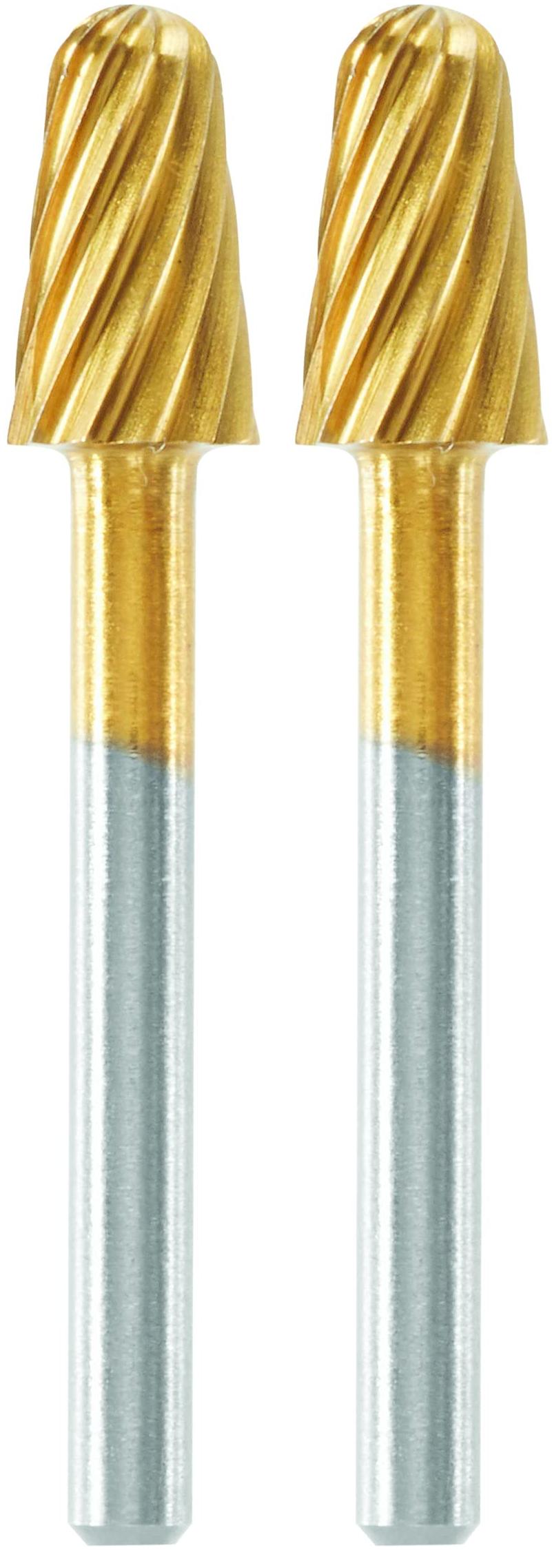 Dremel Fraise acier rapide revêtu de nitrure de titane Max 117, 2 pièces