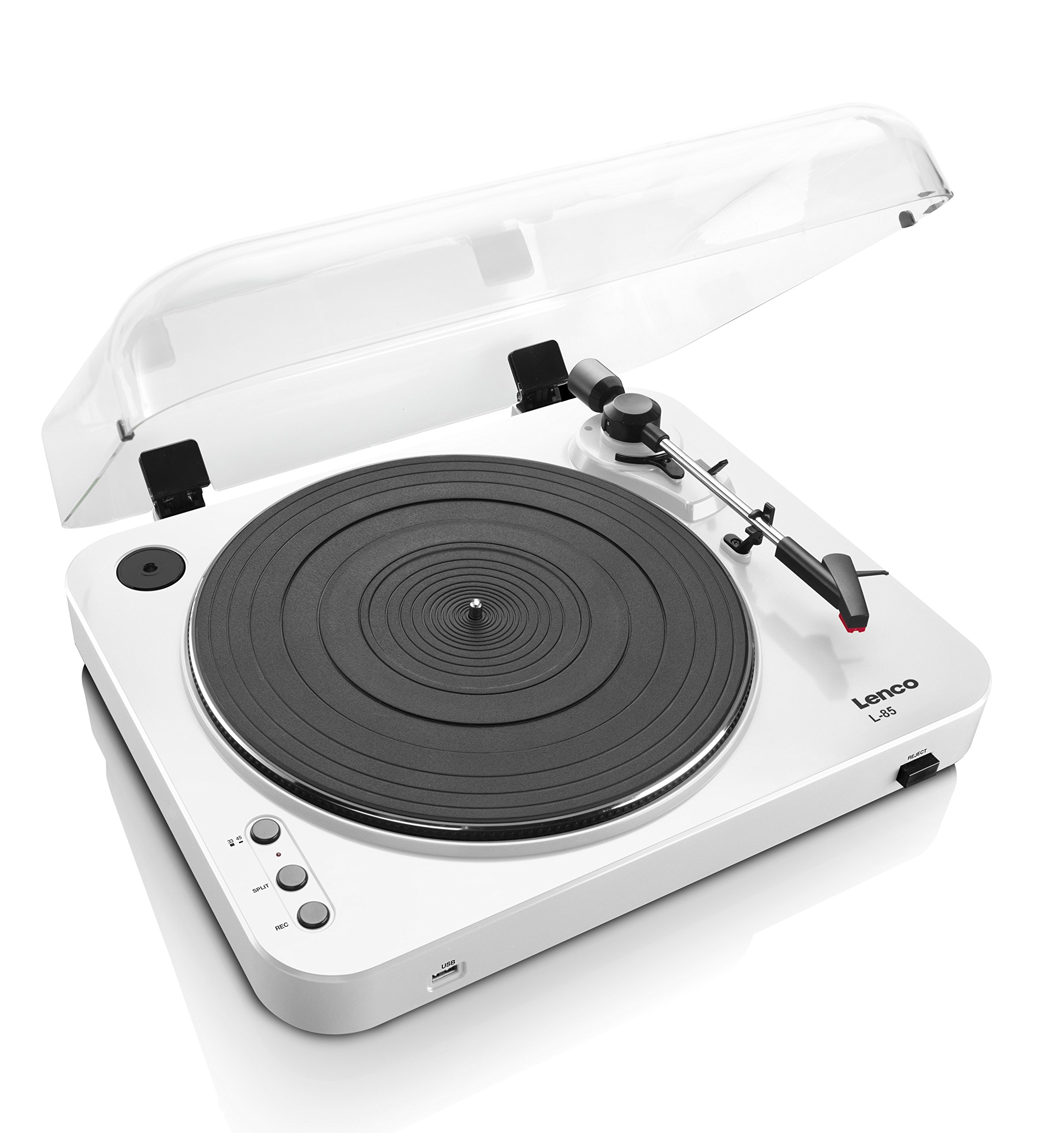 LENCO Lecteur de disques avec encodage direct USB Blanc