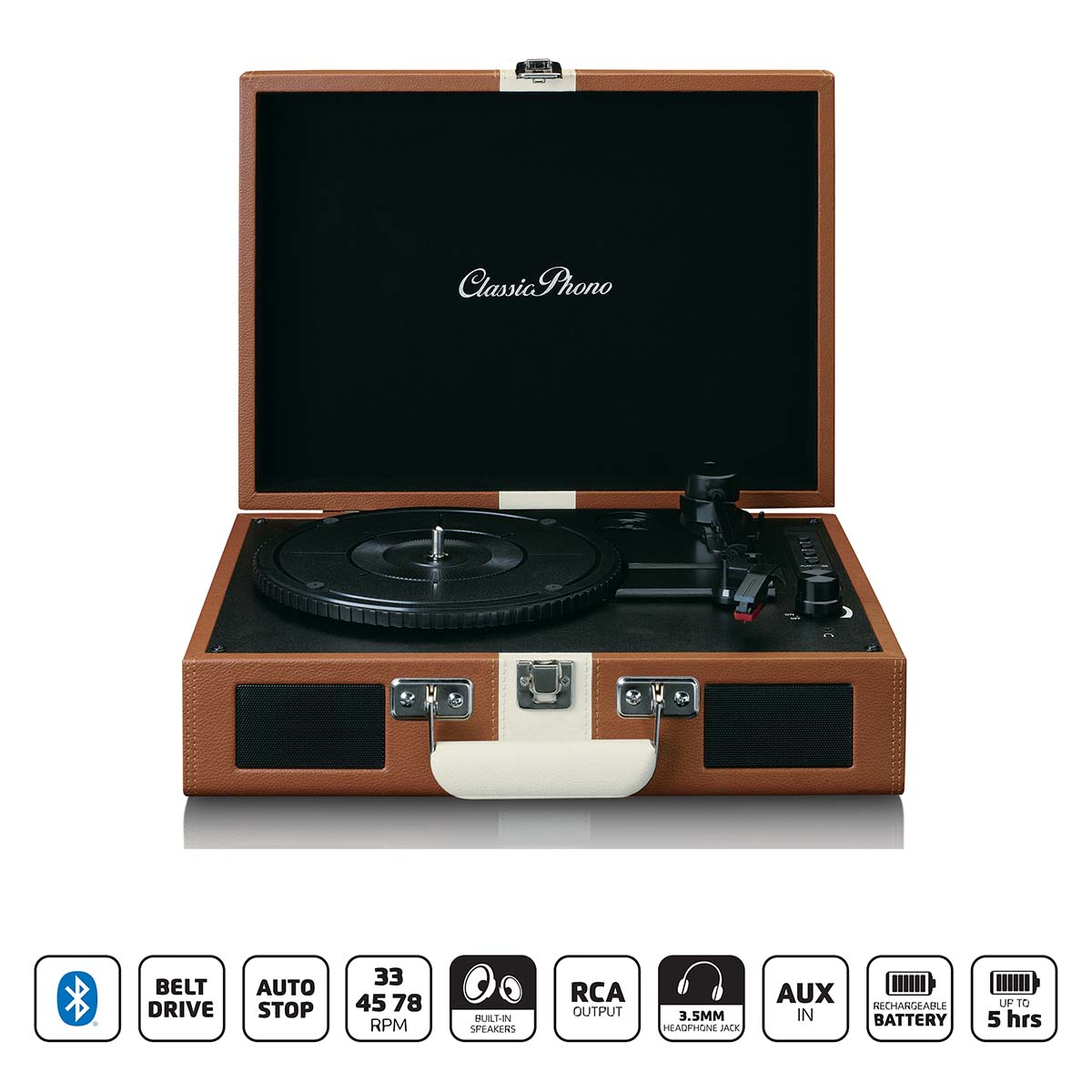 ANTEC Platine de valise avec batterie rechargeable BT et haut-parleur