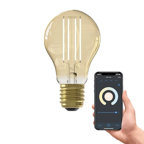 Calex LED Filament connectée standard A60 ambrée E27