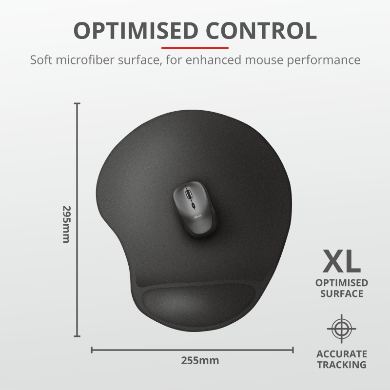 TRUST TAPIS SOURIS ERGONOMIQUE BIGFOOT XL