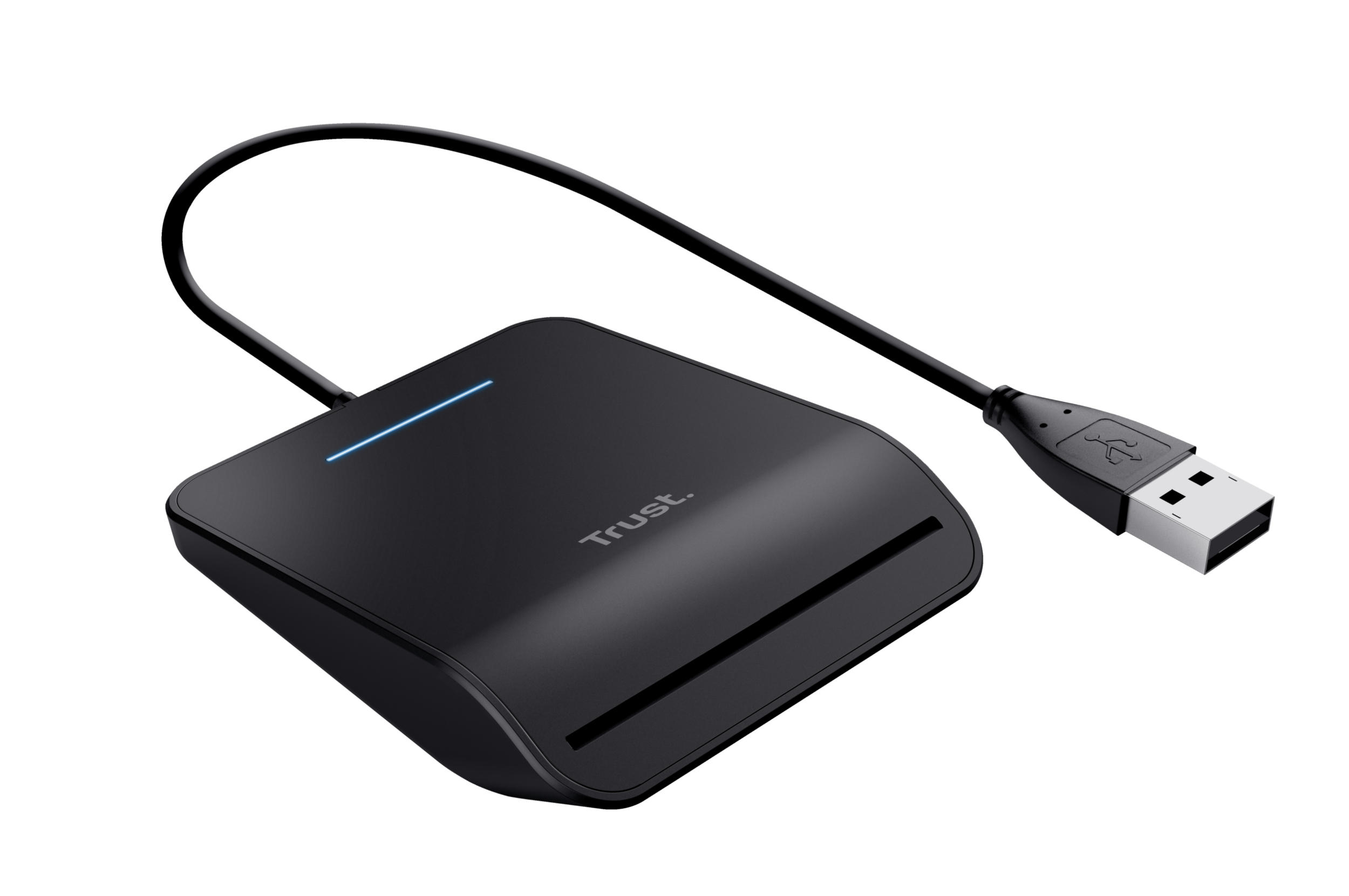 TRUST Primo lecteur de cartes à puce Intérieure USB CardBus+USB 2.0 Noir
