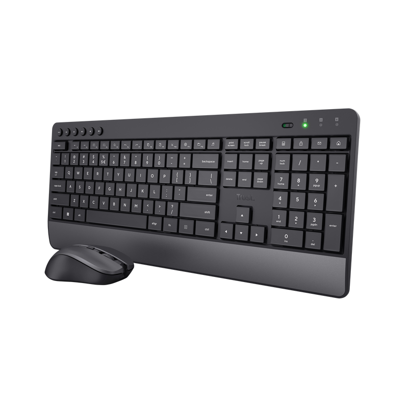 TRUST Trezo Combo clavier + souris sans fil noir