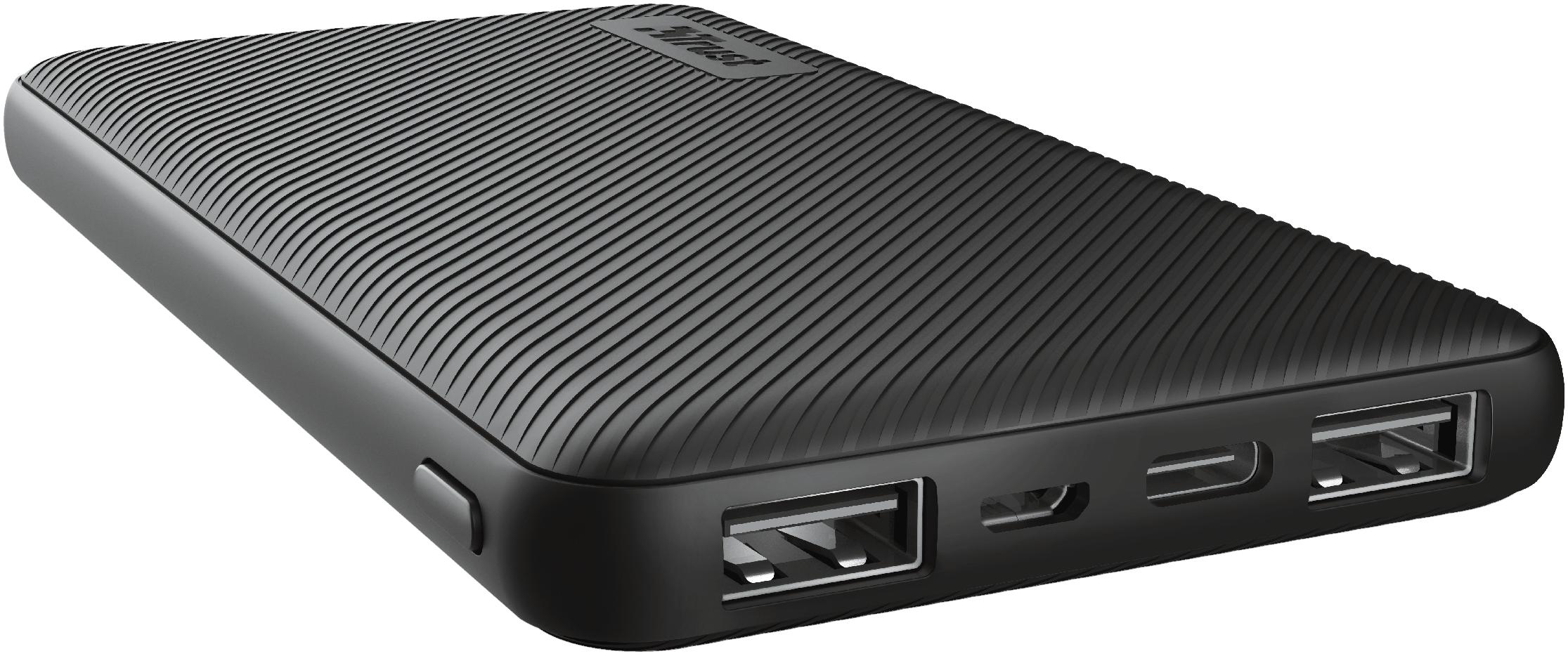 TRUST Batterie externe USB Primo Ultra Thin - 10000mAh (Noir)