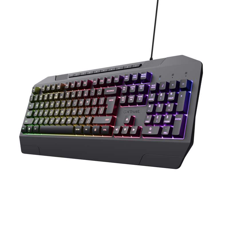 TRUST Modèle du produit : GXT 836 EVOCX clavier USB Français Noir