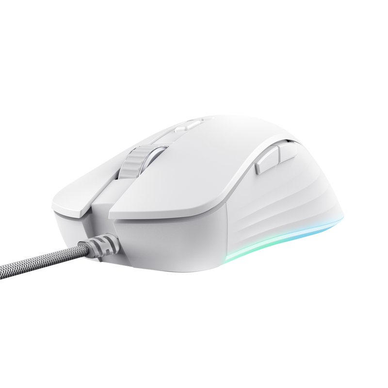 TRUST Gaming GXT924W YBAR+ Mouse White