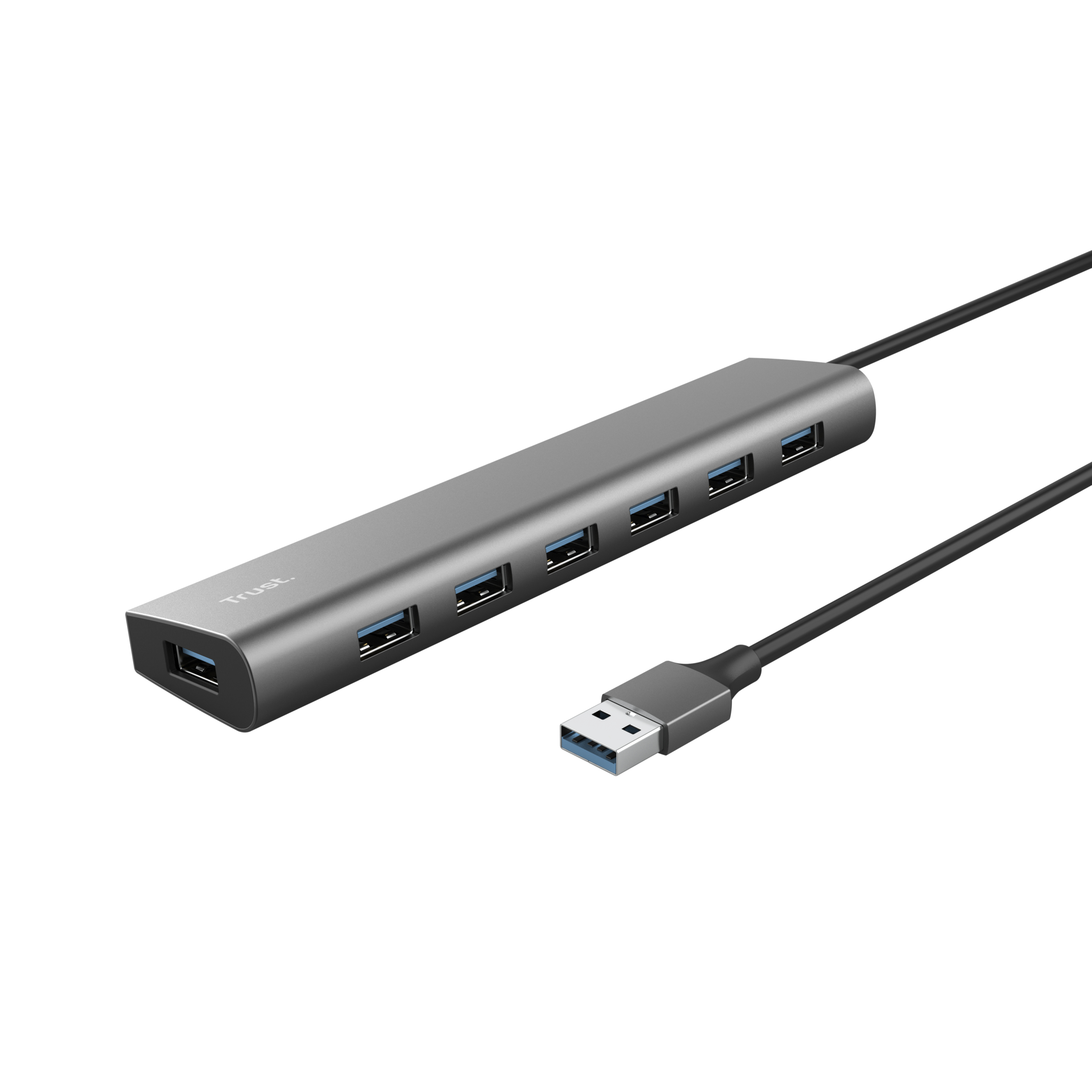 TRUST Halyx 7port USB 3.2 Gen 1 Hub Aluminum