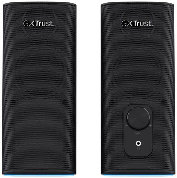 TRUST Système d'enceintes sans fil puissantes avec Bluetooth et éclairage RGB